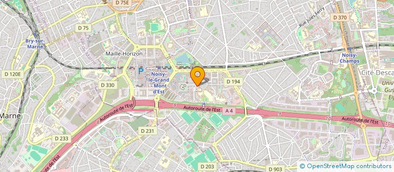 localisation de l'entreprise MONSIEUR ELHADJ DIALLO  NOISY-LE-GRAND