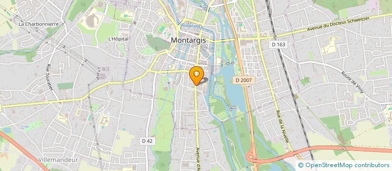 localisation de l'entreprise MONSIEUR ELHADJ HASSENE DAOUADJI à MONTARGIS