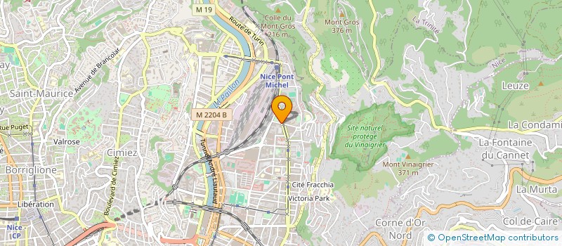 localisation de l'entreprise MONSIEUR ELHADJ KOULIBALY à NICE