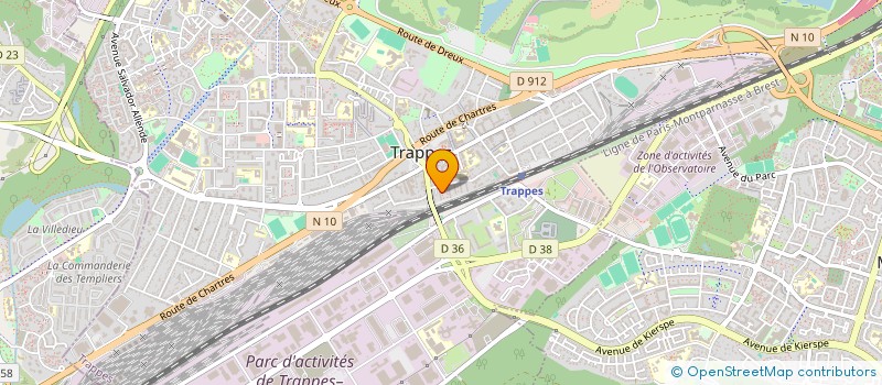 localisation de l'entreprise MONSIEUR ELHADJ LARDJANE  TRAPPES