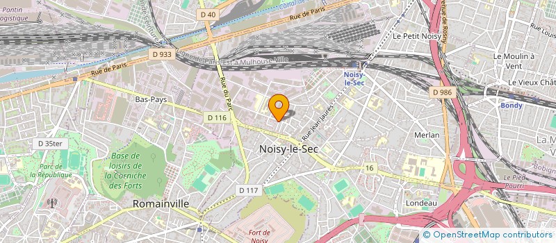 localisation de l'entreprise MONSIEUR ELHADJ MAHMOUDOU BAH à NOISY-LE-SEC