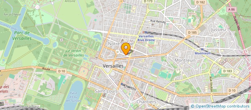 localisation de l'entreprise MONSIEUR ELHADJ MAMADOU ALPHA DIALLO à VERSAILLES