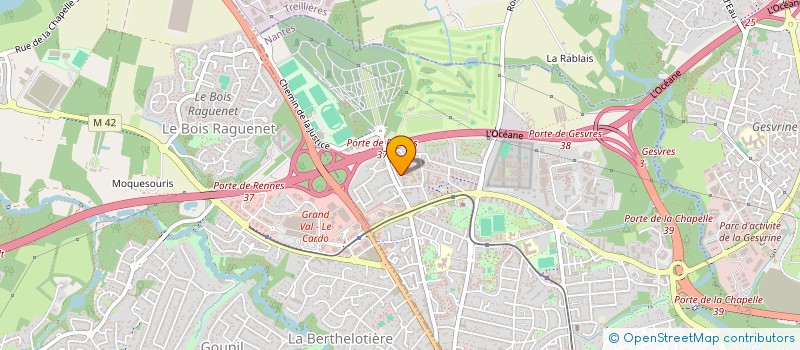 localisation de l'entreprise MONSIEUR ELHADJ OULARE à NANTES