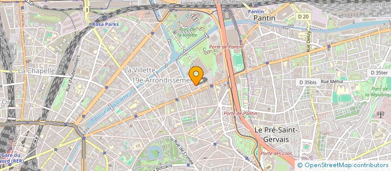 localisation de l'entreprise MONSIEUR ELHADJ SOW  PARIS