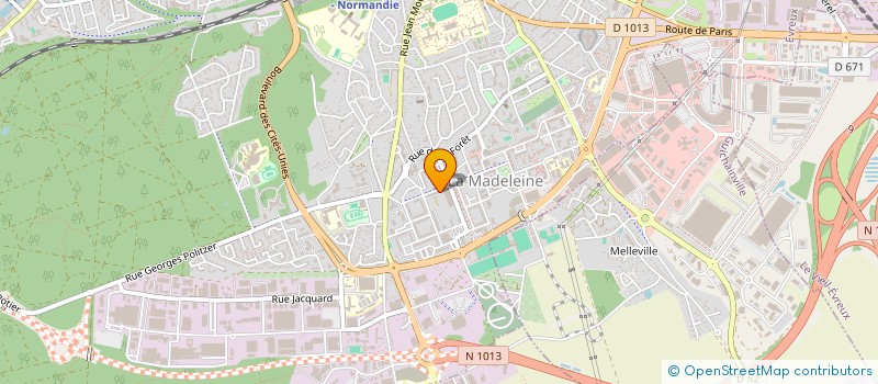 localisation de l'entreprise MONSIEUR ELHADJ YOUSSOUF DIALLO  EVREUX