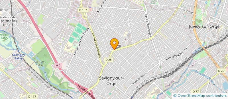 localisation de l'entreprise MONSIEUR ELHADJI CISSOKHO à SAVIGNY-SUR-ORGE
