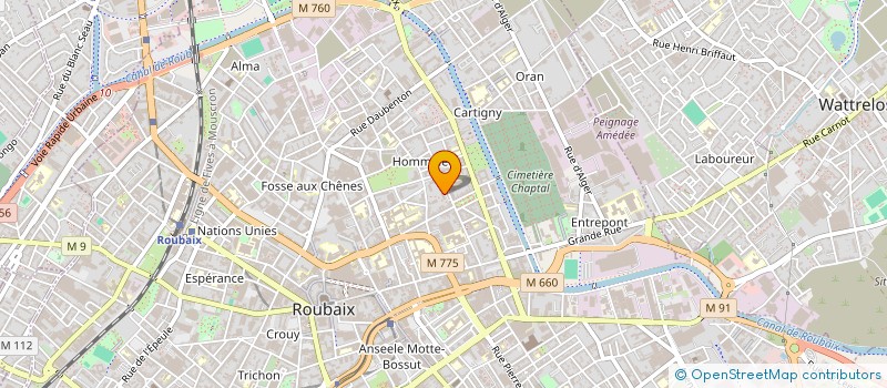 localisation de l'entreprise MONSIEUR ELHADJI DIONE à ROUBAIX