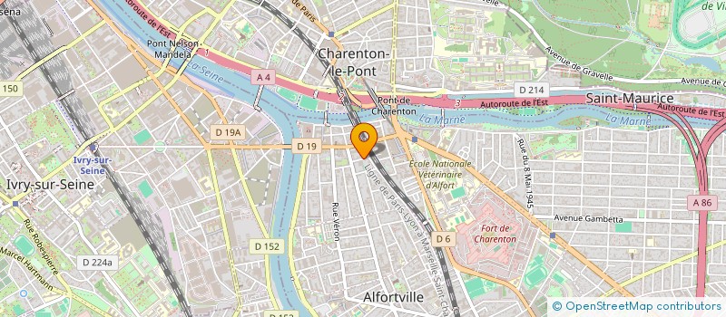 localisation de l'entreprise MONSIEUR ELHADJI DOUCOURE à ALFORTVILLE