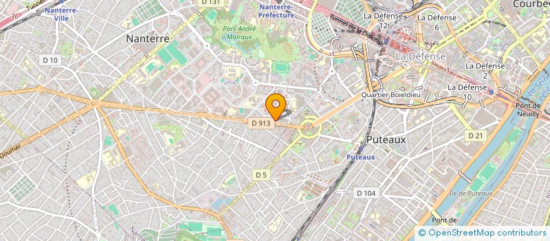 localisation de l'entreprise MONSIEUR ELHADJI KEBE  NANTERRE