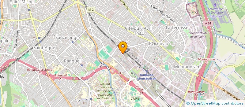 localisation de l'entreprise MONSIEUR ELHADJI MALICK FASSA  TOULOUSE