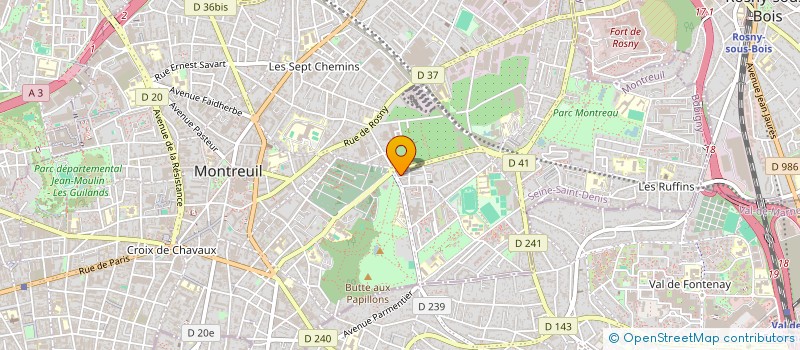 localisation de l'entreprise MONSIEUR ELHADJI NDIAYE à MONTREUIL