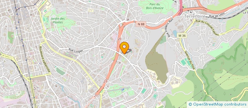 localisation de l'entreprise MONSIEUR ELHADJI SARR  SAINT-ETIENNE