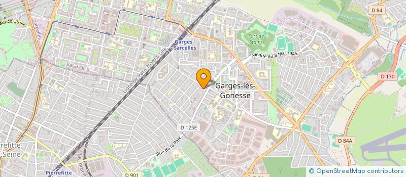 localisation de l'entreprise MONSIEUR ELHADJI SEYE  GARGES-LES-GONESSE