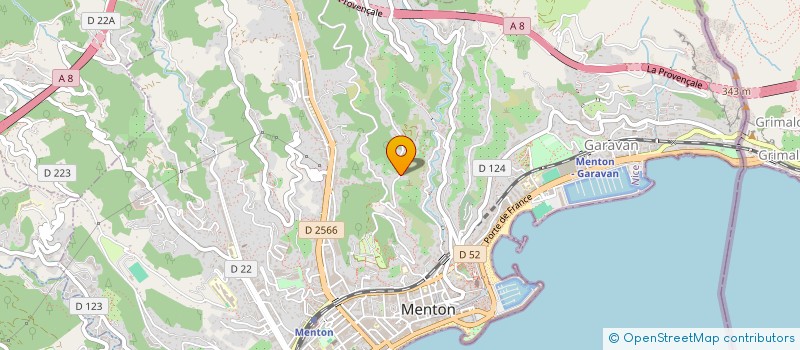 localisation de l'entreprise MONSIEUR ELHADJI TOURE  MENTON