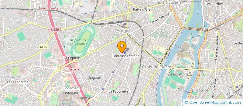 localisation de l'entreprise MONSIEUR ELHASSQN BOUGHADNE  TOULOUSE