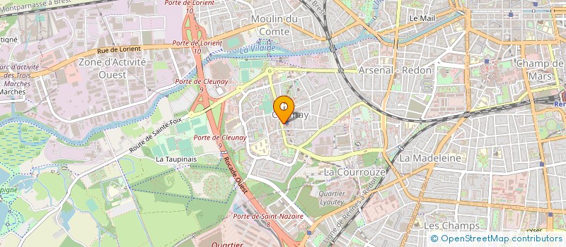 localisation de l'entreprise MONSIEUR ELHOUCINE AMENZOU  CHANTEPIE