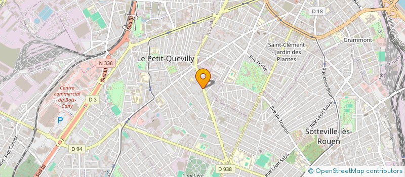 localisation de l'entreprise MONSIEUR ELHOUCINE EL M'HAMEDI  LE PETIT-QUEVILLY