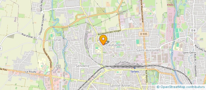 localisation de l'entreprise MONSIEUR ELHOUCINE HADDOUCH  TARBES