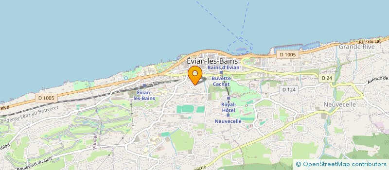 localisation de l'entreprise MONSIEUR ELHOUSSEINE BENIDER  EVIAN-LES-BAINS