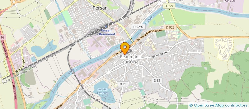 localisation de l'entreprise MONSIEUR ELI CHAMI  BEAUMONT-SUR-OISE