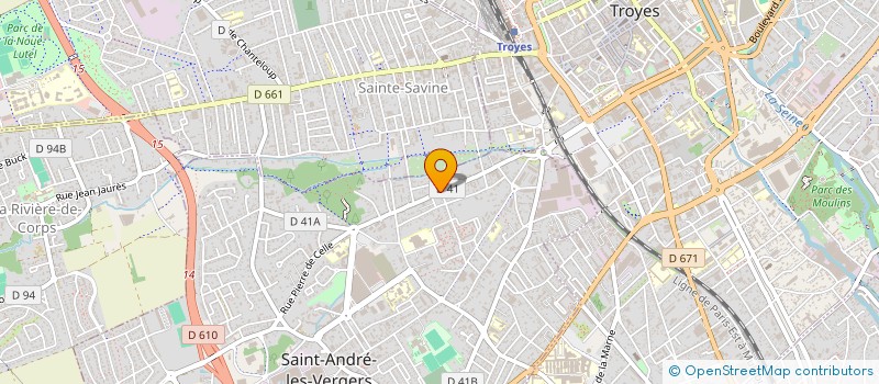 localisation de l'entreprise MONSIEUR ELI ELI SAUVAGE  SAINT-ANDRE-LES-VERGERS