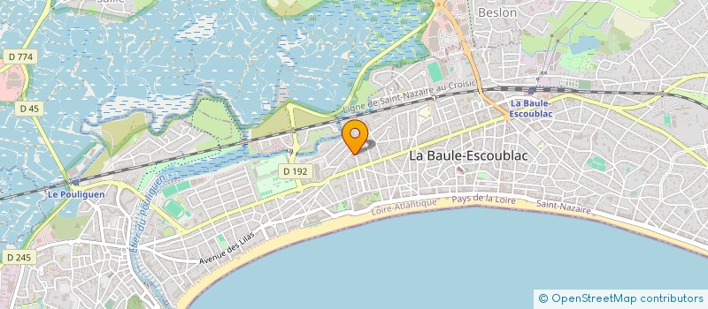 localisation de l'entreprise MONSIEUR ELI JARNY à LA BAULE-ESCOUBLAC