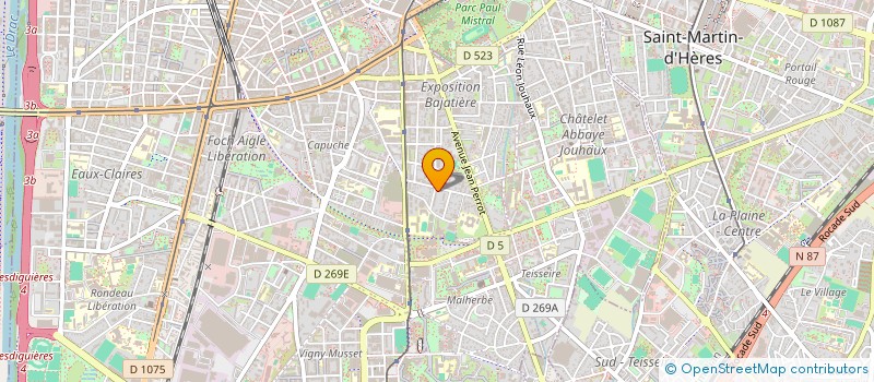 localisation de l'entreprise MONSIEUR ELI MARTINEZ à GRENOBLE