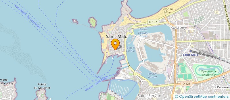 localisation de l'entreprise MONSIEUR ELIA COHEN  SAINT-MALO