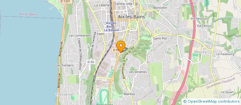 localisation de l'entreprise MONSIEUR ELIA HAZAN à AIX-LES-BAINS