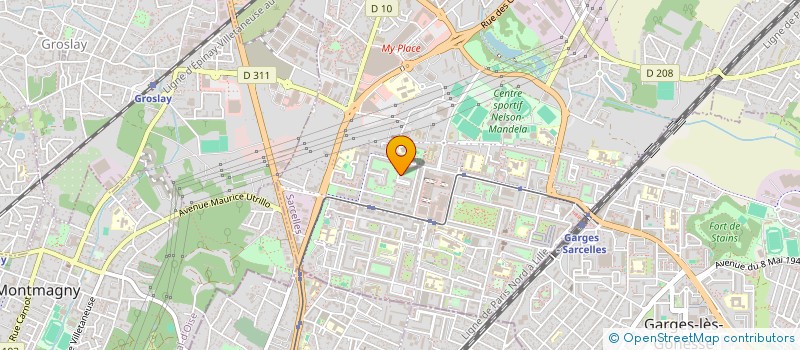 localisation de l'entreprise MONSIEUR ELIAHOU SAIGH à SARCELLES