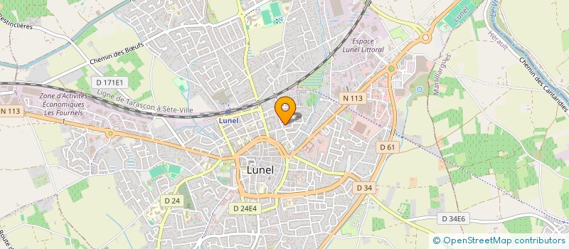 localisation de l'entreprise MONSIEUR ELIAN ANDRE à LUNEL