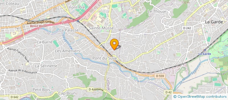 localisation de l'entreprise MONSIEUR ELIAN BACHINI  TOULON