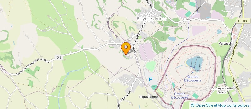 localisation de l'entreprise MONSIEUR ELIAN BERAL  LABASTIDE-GABAUSSE