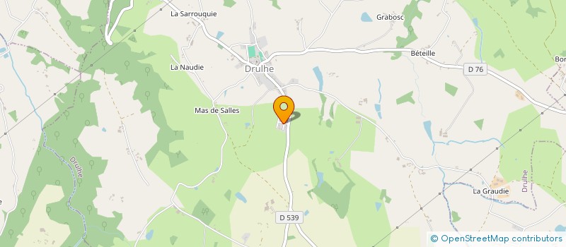 localisation de l'entreprise MONSIEUR ELIAN COUDERC  PRIVEZAC