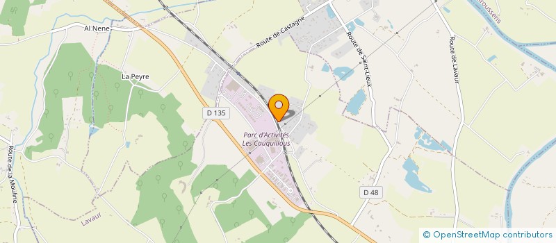 localisation de l'entreprise MONSIEUR ELIAN DOBROSIELSKI  MASSAC-SERAN