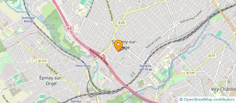 localisation de l'entreprise MONSIEUR ELIAN DUPUIS à SAVIGNY-SUR-ORGE