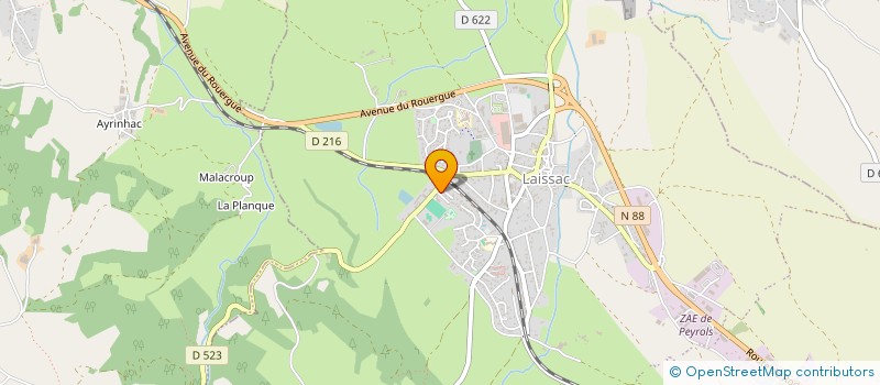 localisation de l'entreprise MONSIEUR ELIAN FABRE  SEGUR