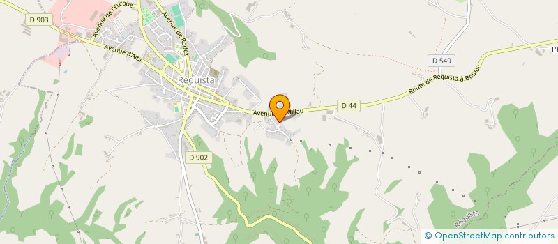 localisation de l'entreprise MONSIEUR ELIAN FABRY  REQUISTA