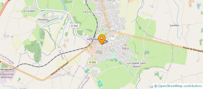 localisation de l'entreprise MONSIEUR ELIAN FERRIEU  LUC-LA-PRIMAUBE