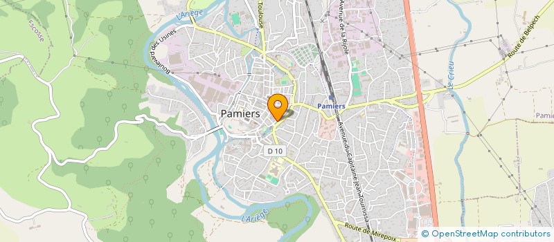 localisation de l'entreprise MONSIEUR ELIAN GARROS à PAMIERS