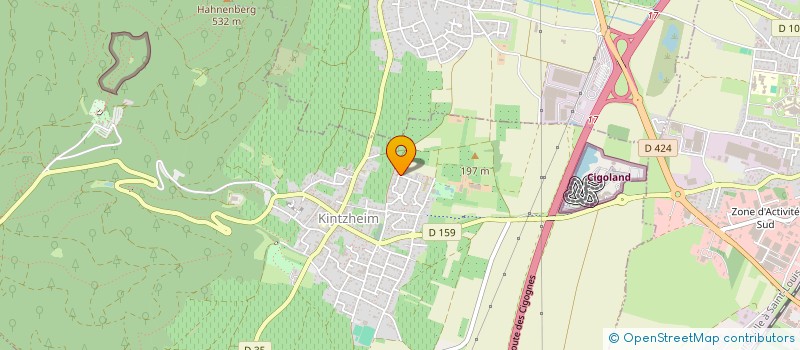 localisation de l'entreprise MONSIEUR ELIAN GRAVIER-HEINRICH  KINTZHEIM