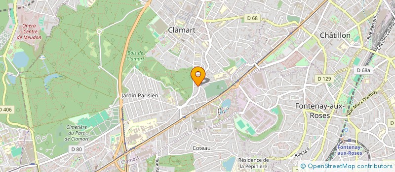 localisation de l'entreprise MONSIEUR ELIAN GUERRY MERCERON  CLAMART