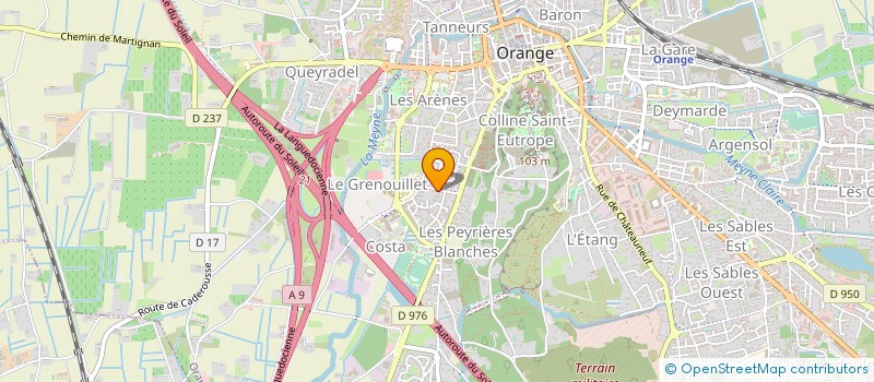 localisation de l'entreprise MONSIEUR ELIAN MALPELI à ORANGE