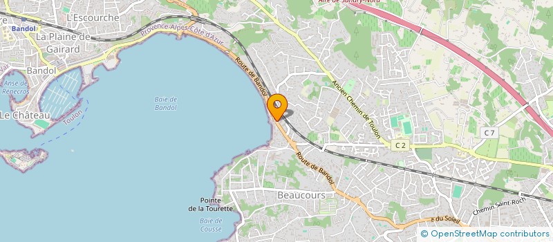 localisation de l'entreprise MONSIEUR ELIANE BONHOMME à SANARY SUR MER