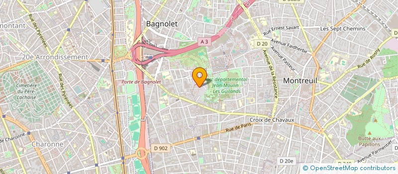 localisation de l'entreprise MONSIEUR ELIANO LOUISY à MONTREUIL