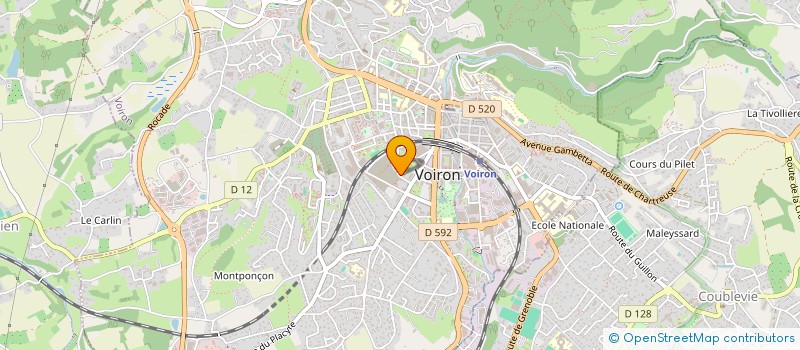 localisation de l'entreprise MONSIEUR ELIAS ALAHMAR  VOIRON