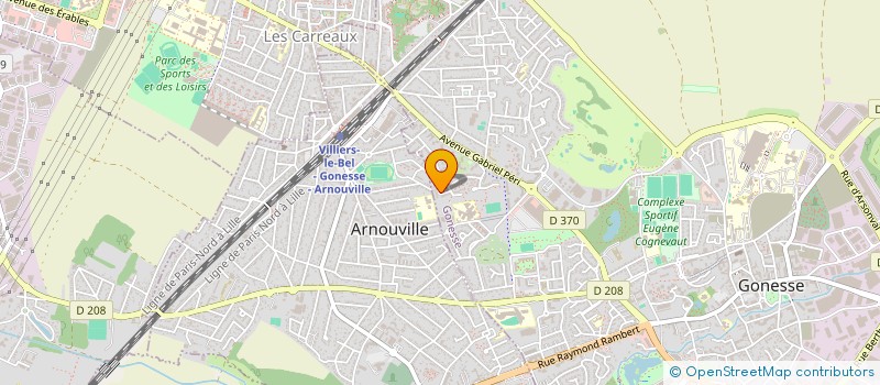 localisation de l'entreprise MONSIEUR ELIAS AMOKRANE à GONESSE