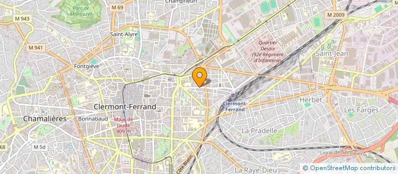 localisation de l'entreprise MONSIEUR ELIAS BANANI  CLERMONT-FERRAND