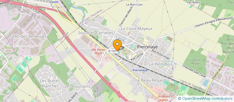 localisation de l'entreprise MONSIEUR ELIAS BELLARBI  PIERRELAYE