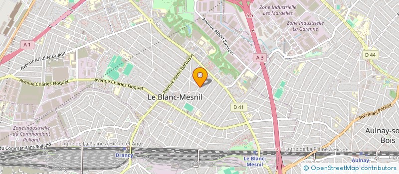 localisation de l'entreprise MONSIEUR ELIAS BENNACER à LE BLANC-MESNIL